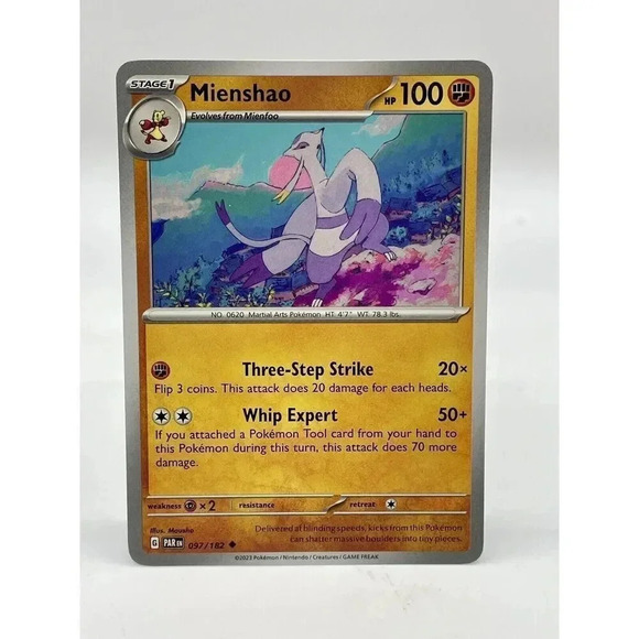 Mienshao 097/182 Paradox Rift Pokemon TCG Non‎ Holo Mint Unplayed - Picture 1 of 6
